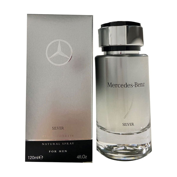 Mercedes Benz Silver by Mercedes Benz cologne for men EDT 4 4.0 oz New In Box