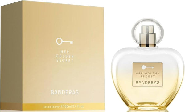 Her Golden Secret by Antonio Banderas for women EDT 2.7 oz New in Box