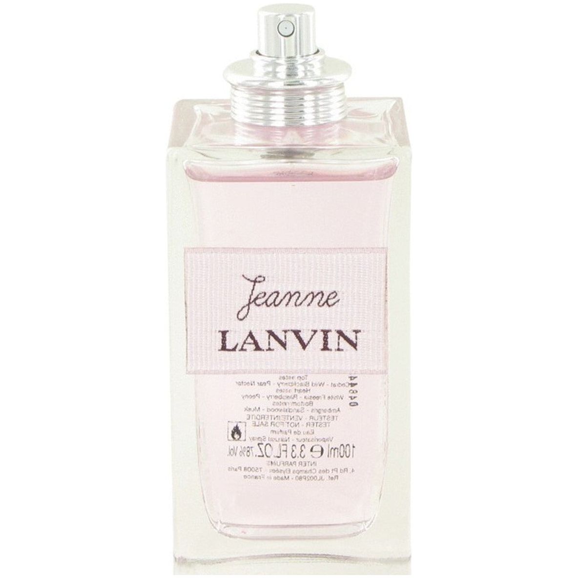 Jeanne by Lanvin perfume for women 3.3 3.4 oz edp New Tester