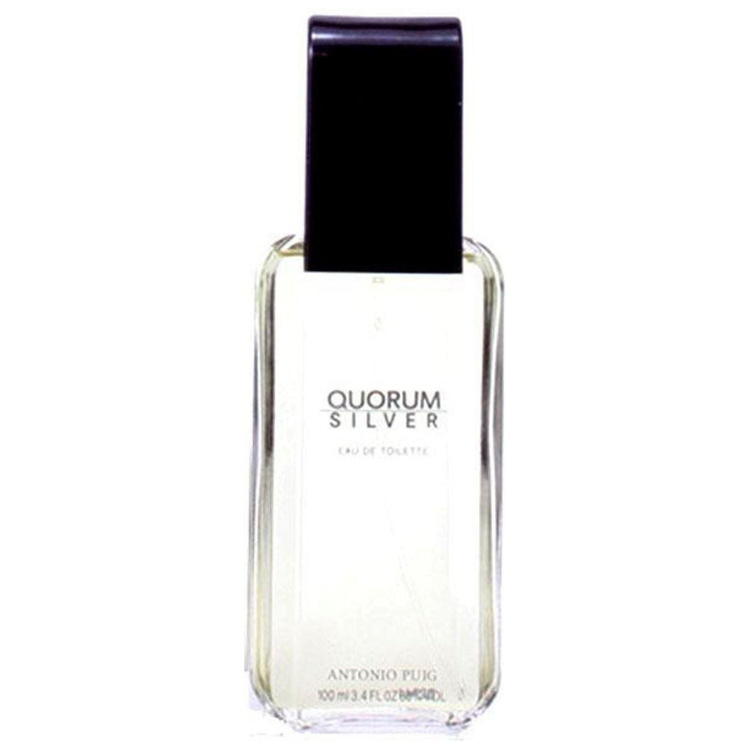 Quorum Silver by Antonio Puig 3.3 3.4 oz EDT Cologne Tester for Men