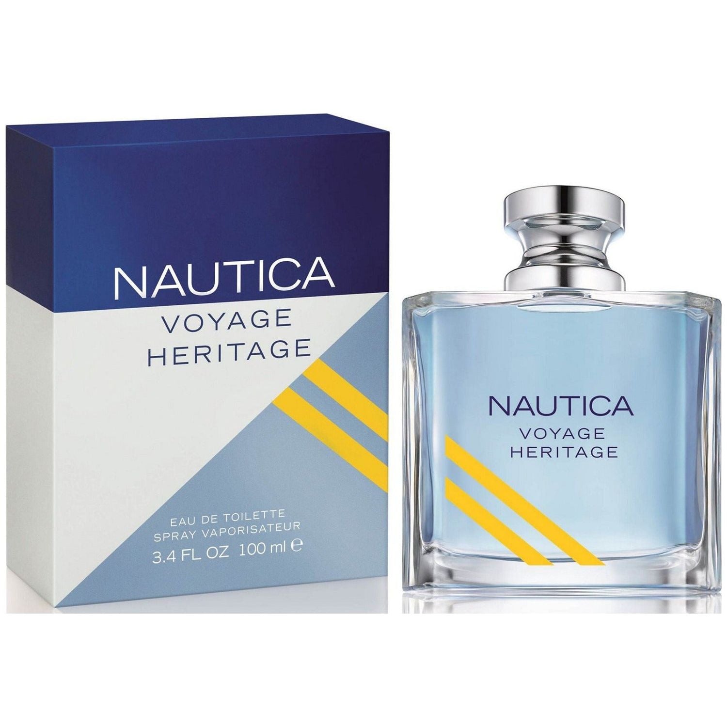 * VOYAGE HERITAGE * Nautica 3.4 oz edt Cologne Men * BRAND NEW TESTER NO  CAP *