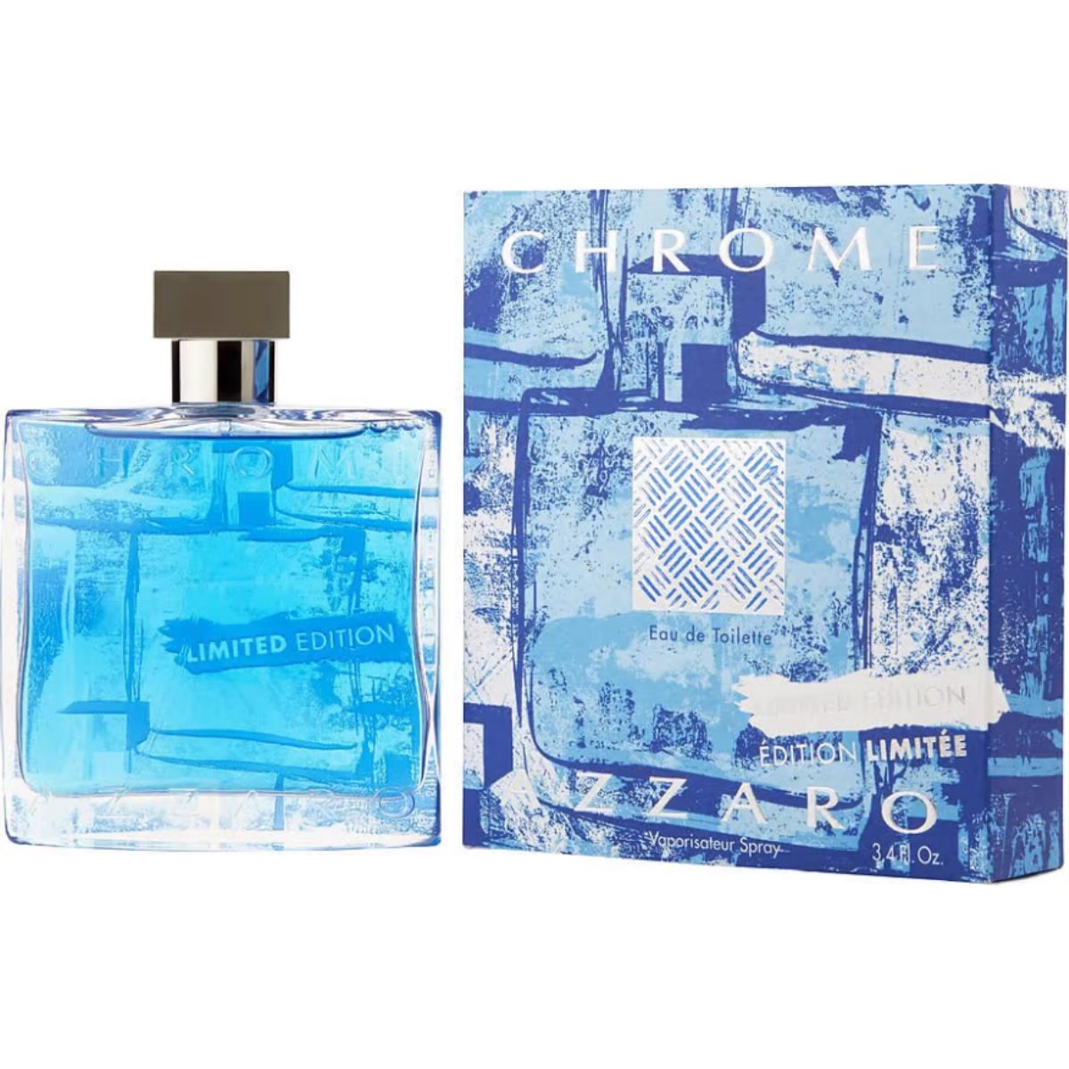 CHROME LIMITED EDITION for men EDT 3.3 3.4 oz New