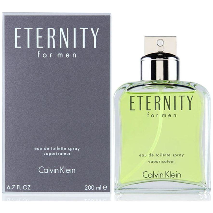Eternity by Ck Calvin for New oz Box Men Klein EDT 6.7 In Cologne 6.8
