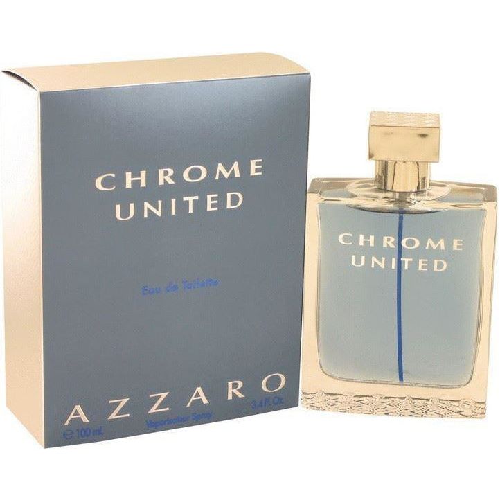 Chrome United Azzaro Cologne 3.4 oz 3.3 EDT Spray for Men