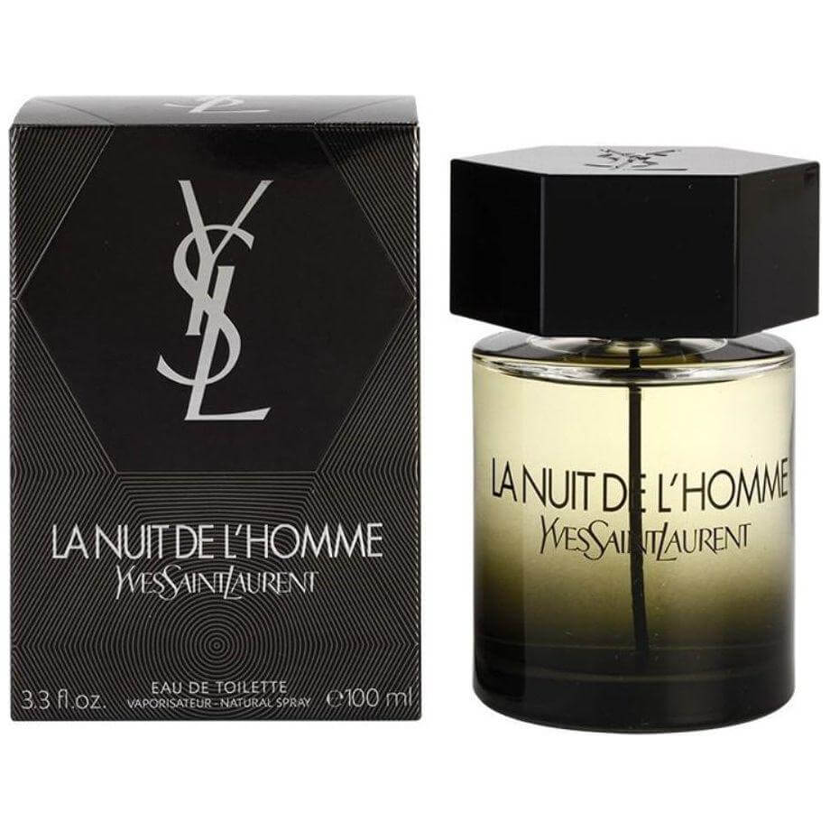 LA NUIT DE L HOMME by Yves Saint Laurent cologne EDT 3.3 3.4 oz New